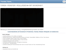 Tablet Screenshot of cuxland-fenster.de